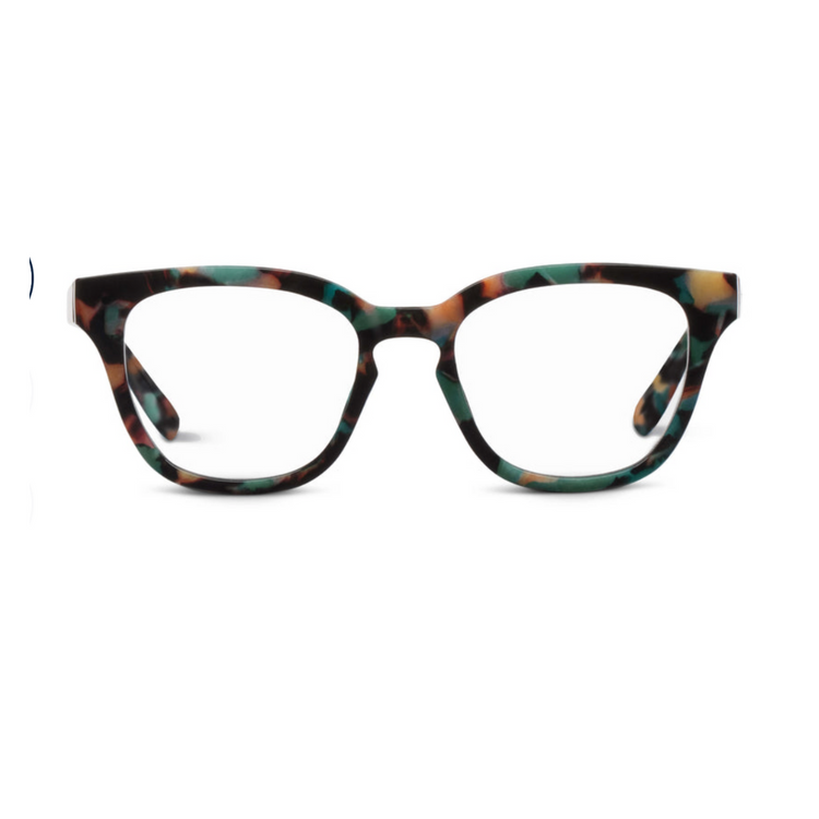 Peepers Readers Glasses Betsy Teal Botanico (Blue Light)