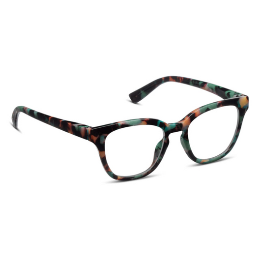 Peepers Readers Glasses Betsy Teal Botanico (Blue Light)