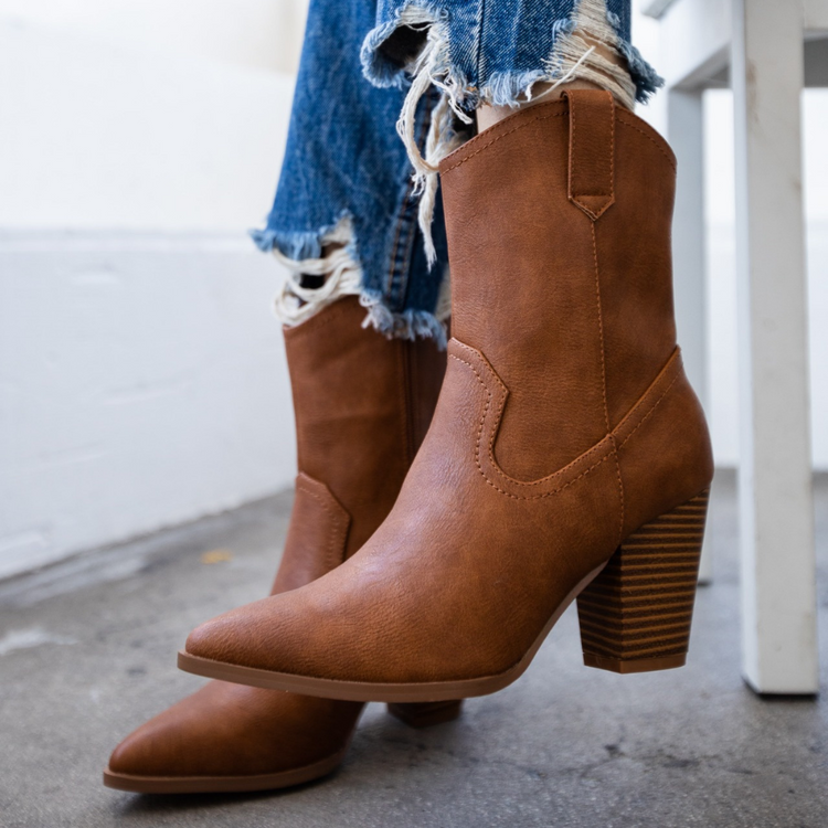 Heeled Cowboy Bootie