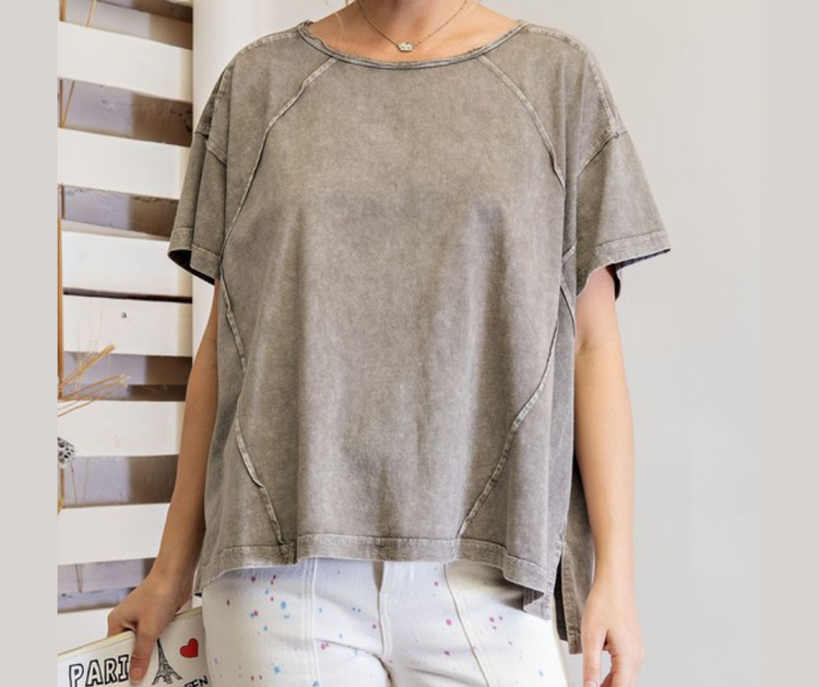 Mineral Washed Cotton Top