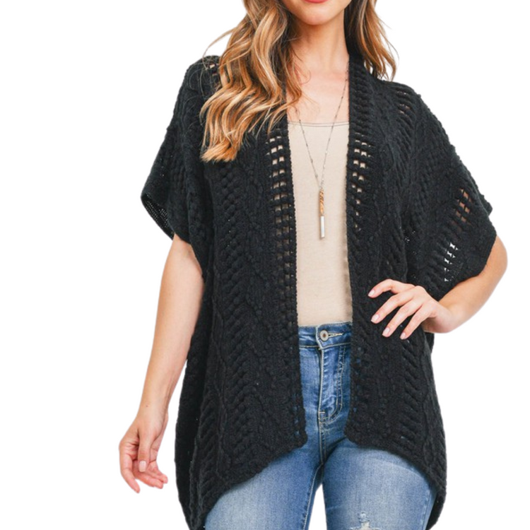 Crochet Cardigan Jacket Vest