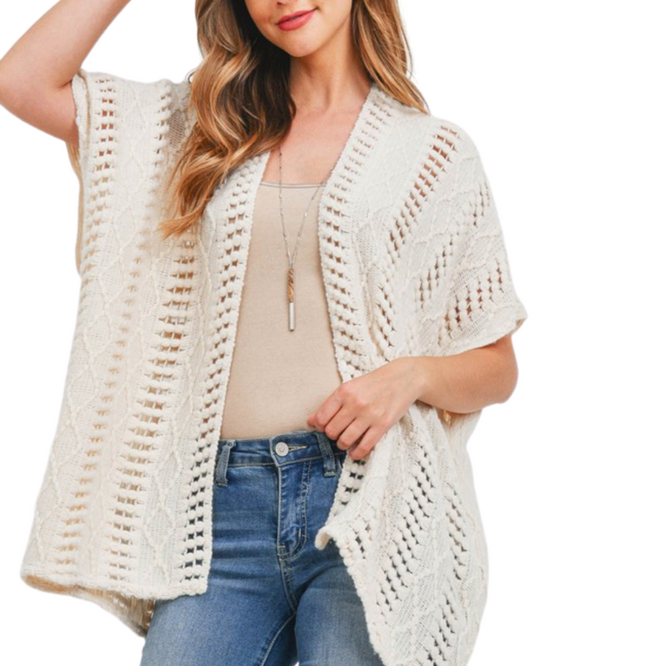 Crochet Cardigan Jacket Vest