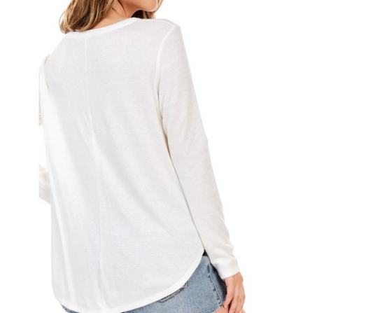 Ultra Soft Brushed Long Sleeve Top