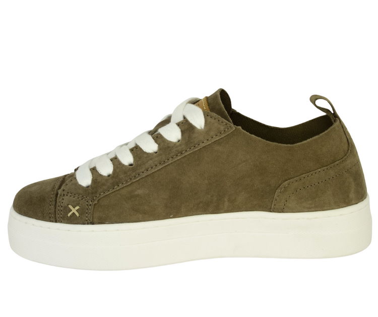 Musse&Cloud Masy Dark Taupe Suede Leather Sneaker