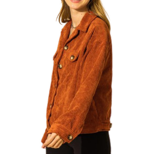 Rust Corduroy Jacket