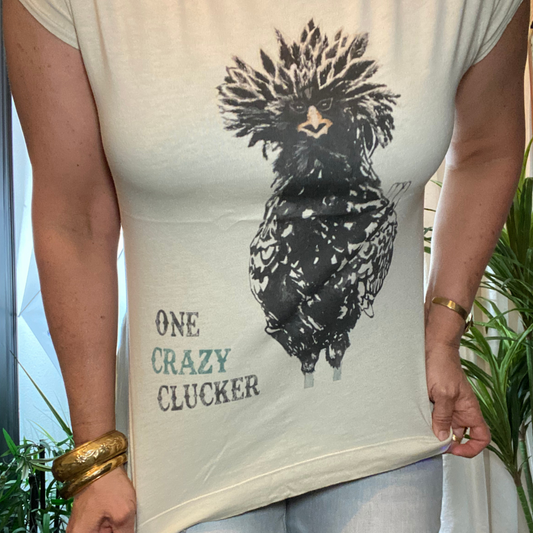 One Crazy Clucker Soft Tee Shirt