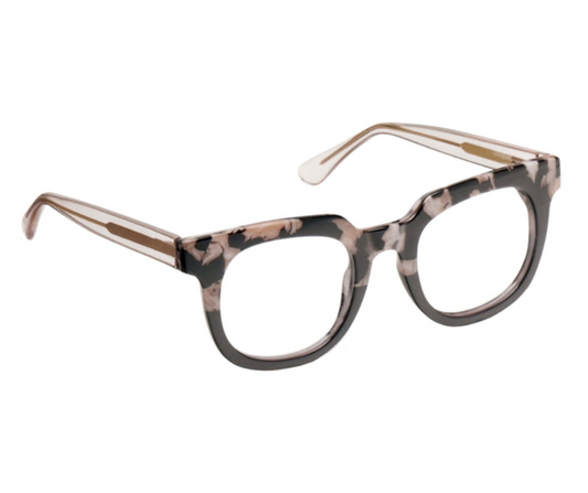 Peepers Readers Glasses Showbiz Black Marble/Black (Blue Light)