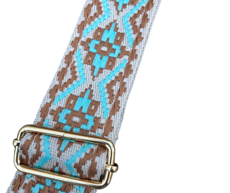 Adjustable Textured Pattern Guitar Purse Strap