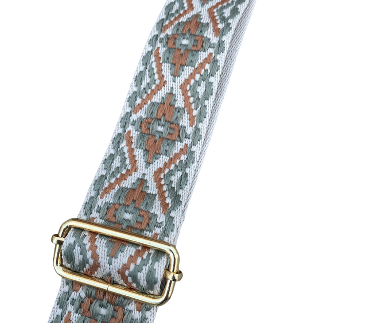 Adjustable Textured Pattern Guitar Purse Strap