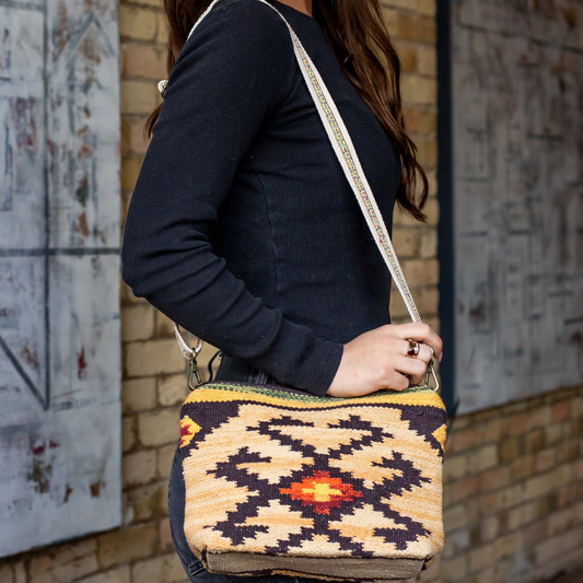 Aztec Crossbody Strap Purse