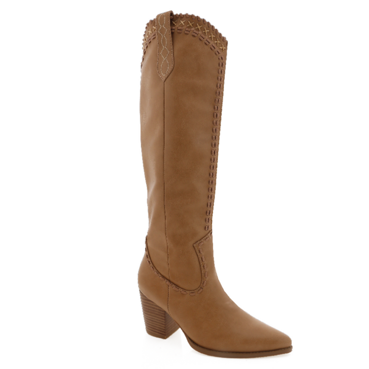 Camel Tall Western Boot