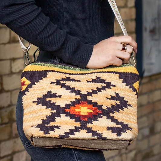 Aztec Crossbody Strap Purse