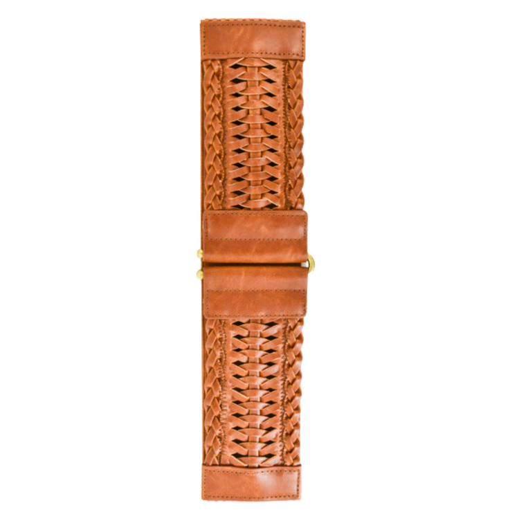 Black or Brown Thick Braided Belt