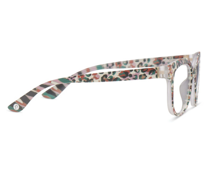 Peepers Readers Glasses Oasis Cream Leopard (Blue Light)