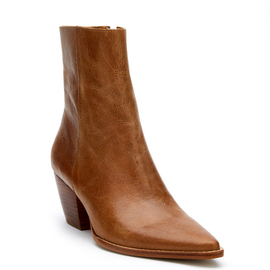 Matisse Caty Vintage Tan Leather Bootie Boot