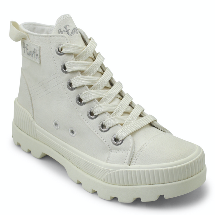 Blowfish 4Earth Forever Off White Color High Top Sneaker