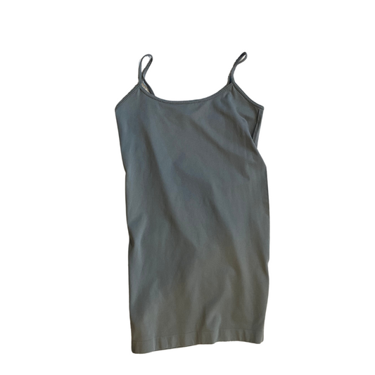 Spaghetti Strap Fitted Tank Top