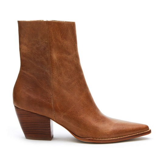 Matisse Caty Vintage Tan Leather Bootie Boot