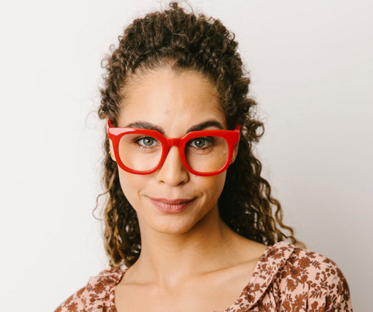 Peepers Readers Glasses Harlow Focus Red (Blue Light)