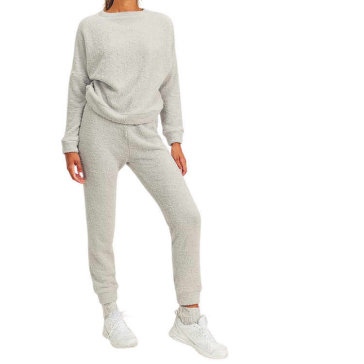 Cozy Teddy Top & Jogger Lounge Set