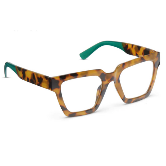 Peepers Readers Glasses Sterling Tokyo Tortoise/Green (Blue Light)