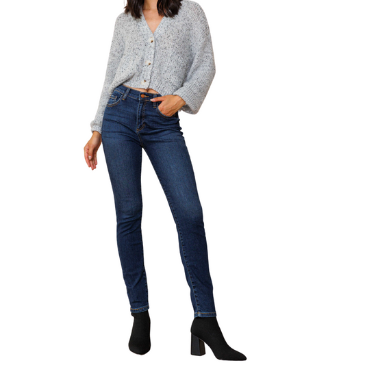 Medium Dark High Rise Classic Skinny Jean