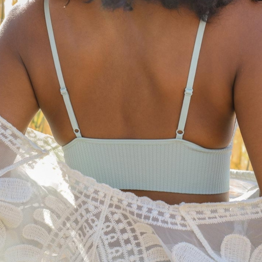 Mocha Lace Seamless Bralette