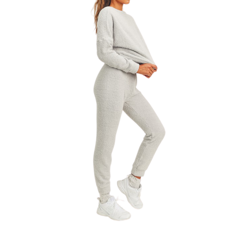 Cozy Teddy Top & Jogger Lounge Set