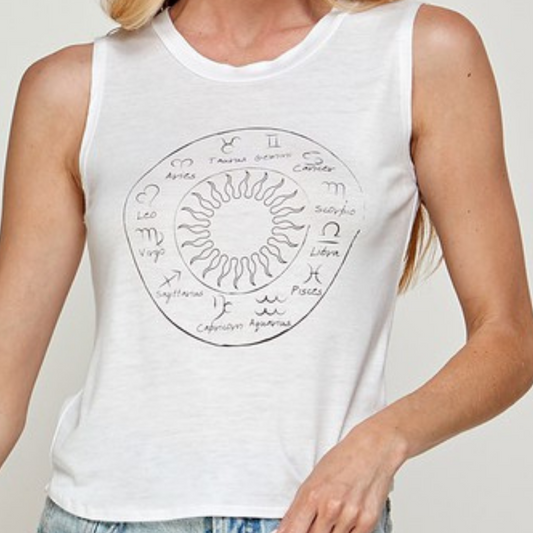 Zodiac Tank Top Muscle Shirt