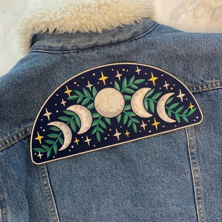 XL Arc Moon Phase Back Patch