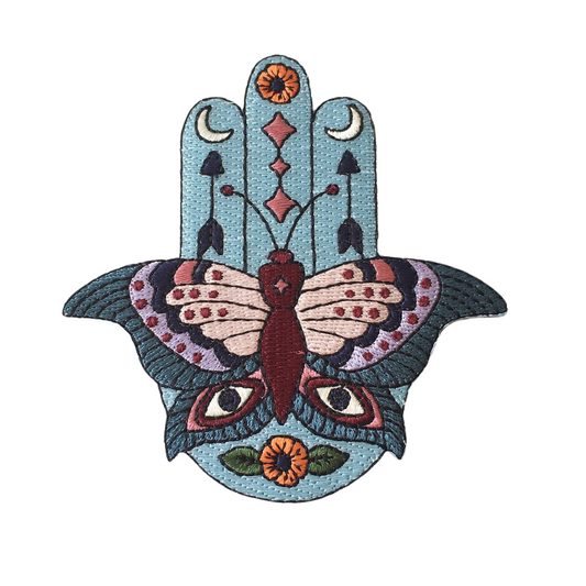 Hamsa Butterfly Patch