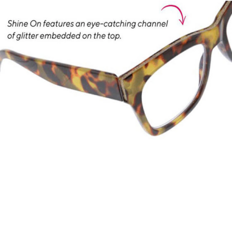 Peepers Readers Glasses Shine On Tortoise (Blue Light) Oprah's Favorite