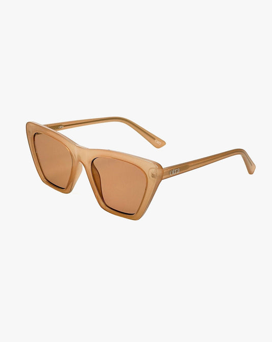 Otra Step Ahead Champagne - Modern Cat-eye Sunglasses