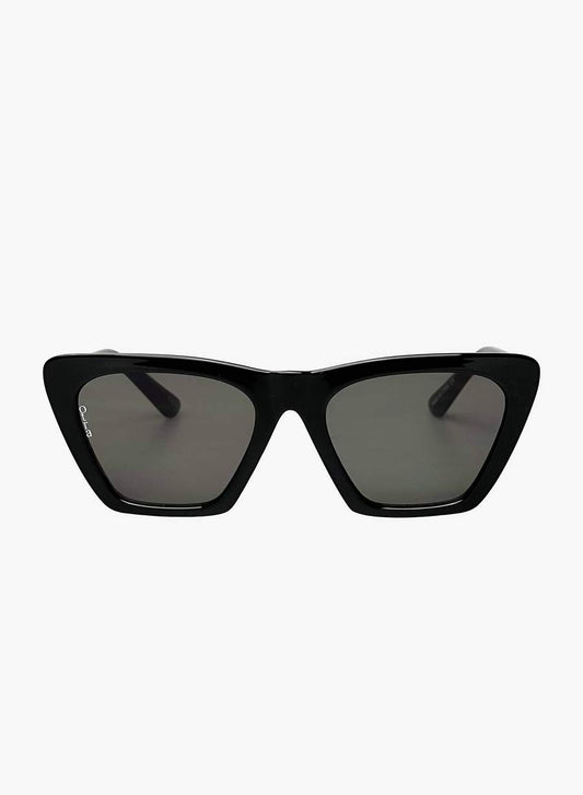 Otra Step Ahead Black - Modern Cat-eye Sunglasses