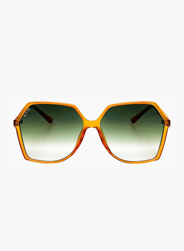 Otra Virgo - Oversized Modern Squared Sunglasses Available in Black or Gold